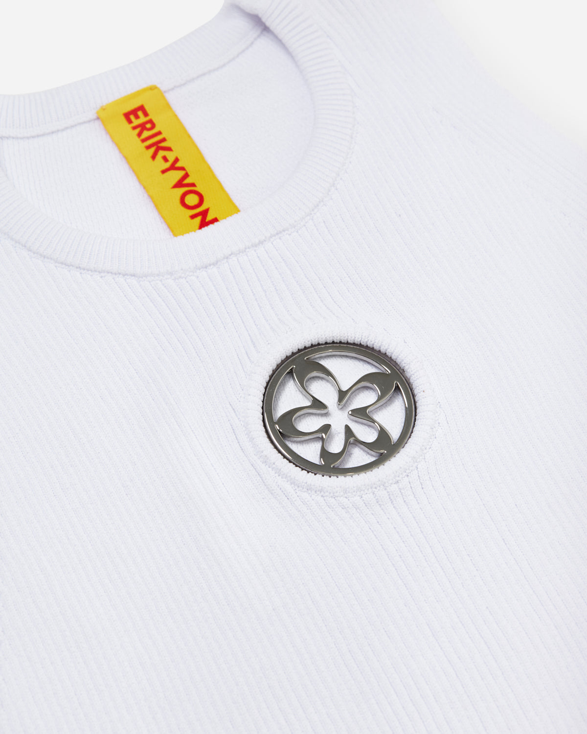 White Pansy Plaque Tank