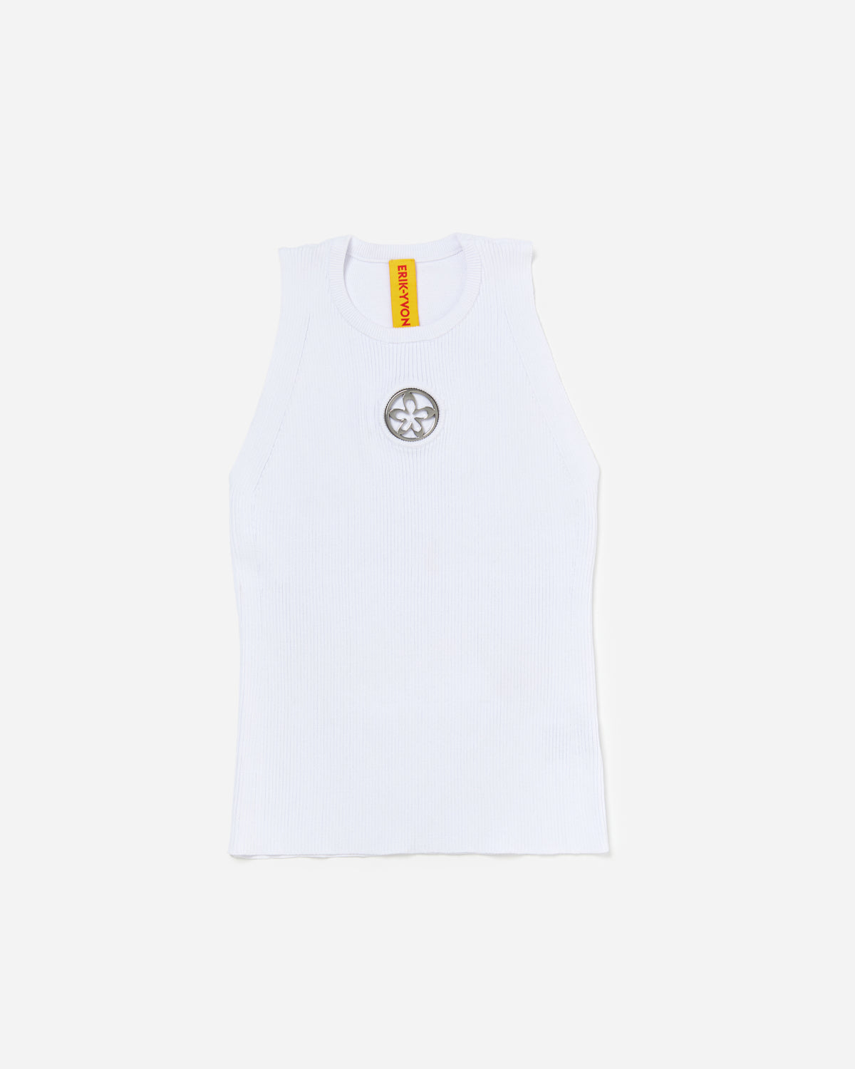 White Pansy Plaque Tank