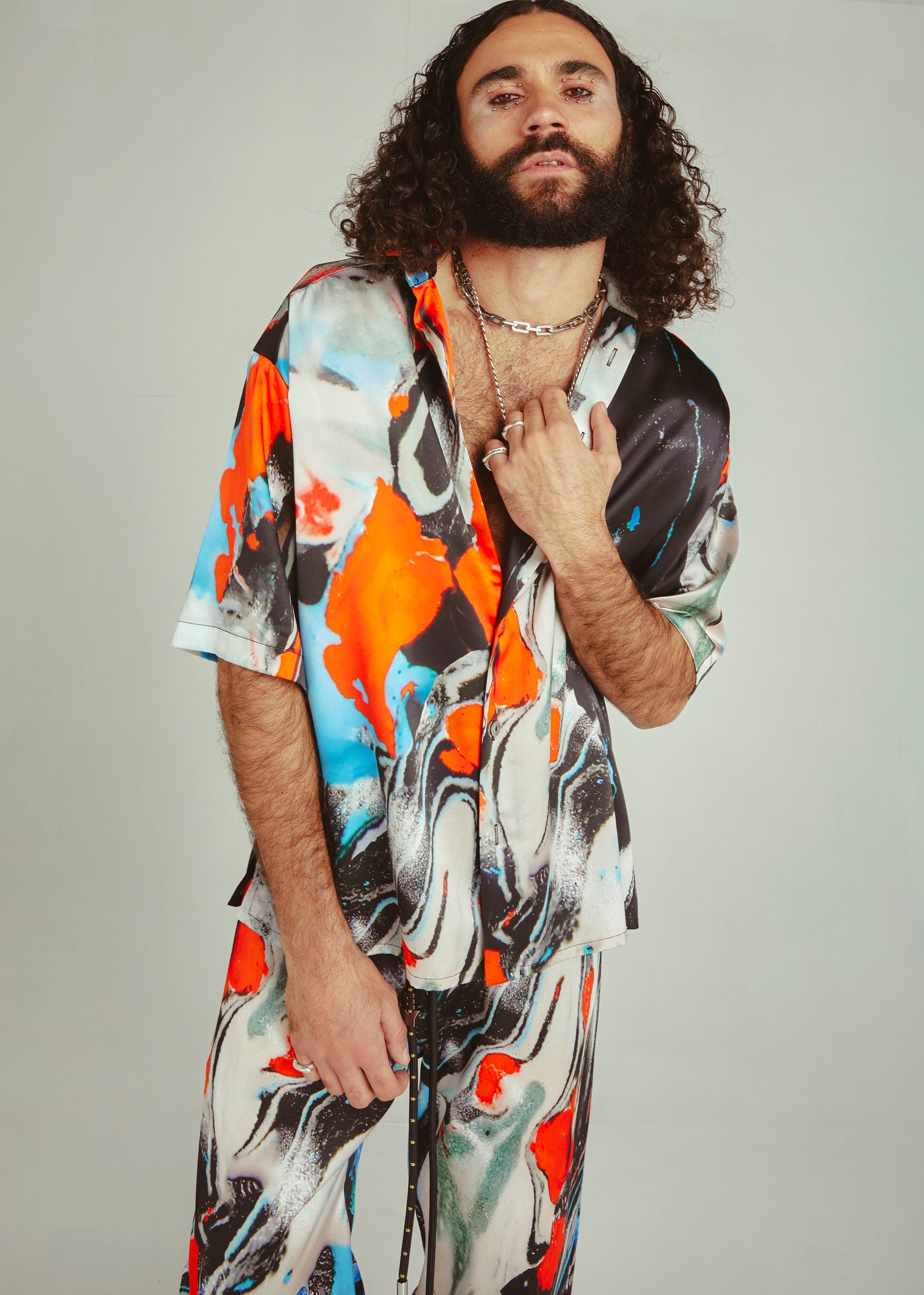 Volcano Silk Shirt