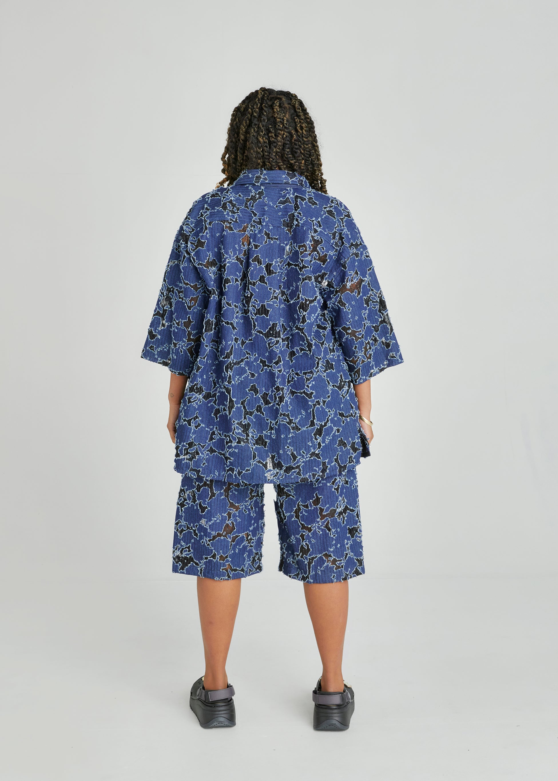 Blue Lace Shirt