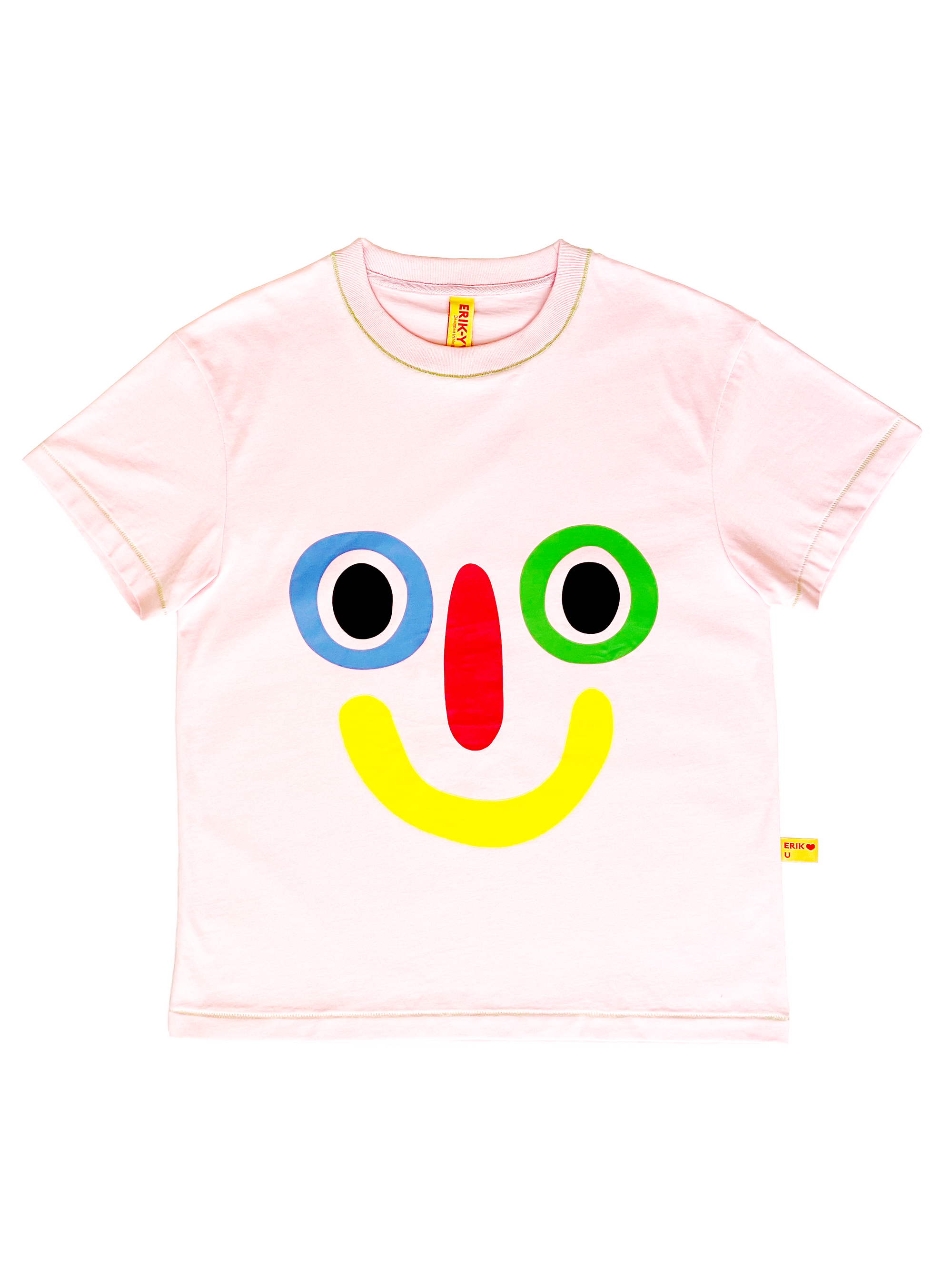 Pink Smiley Face Tee