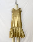 Gold Beaded Dress
