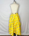 Yellow Polka Circle Skirt