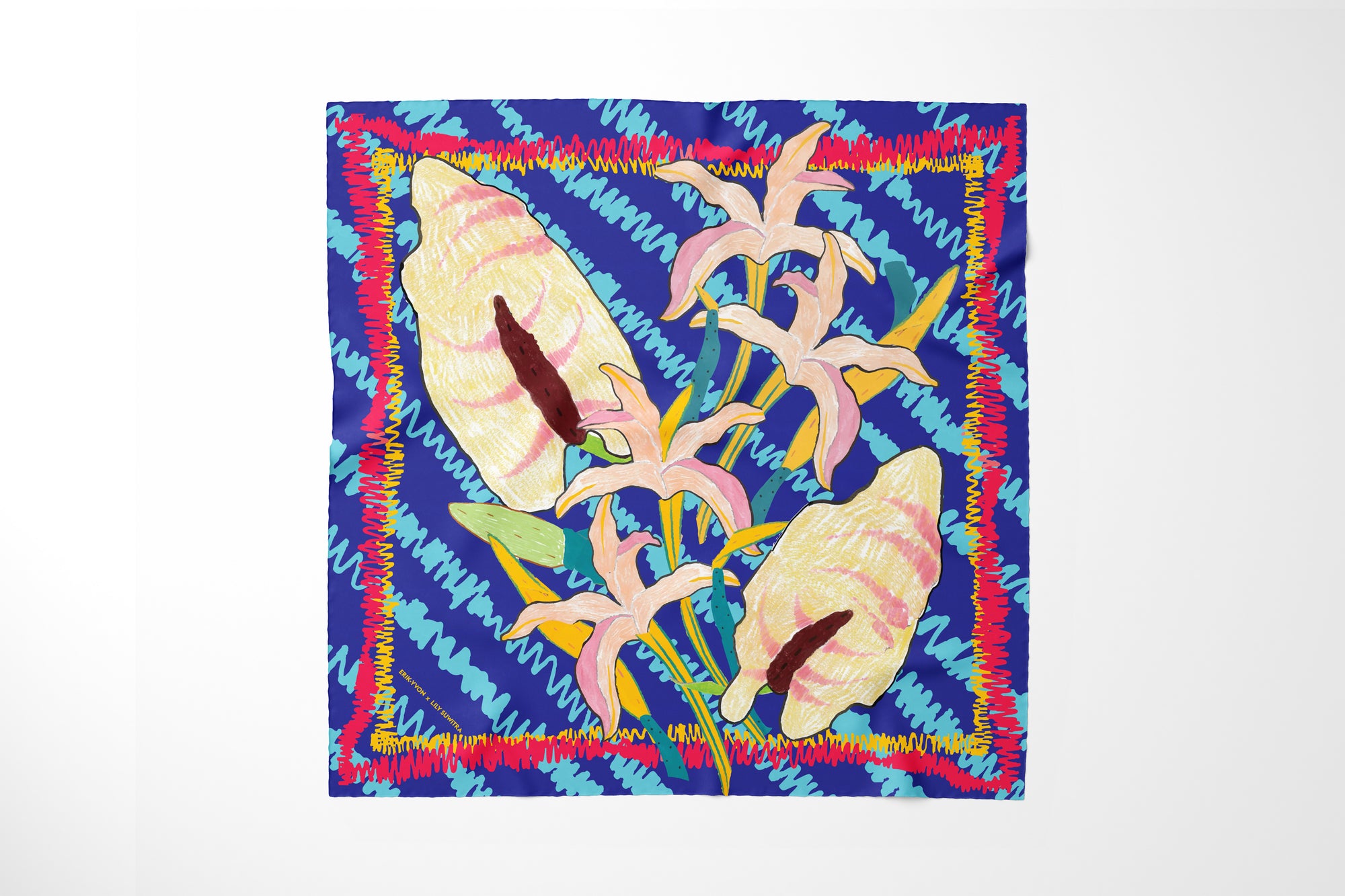 Silk Print Scarf